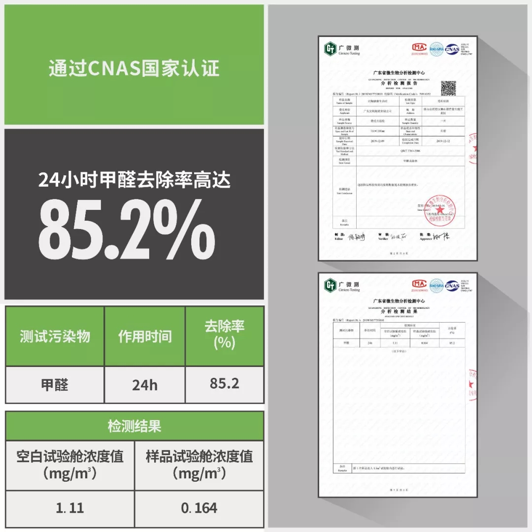 尊龙凯时人生就是搏除甲醛权威检测数据